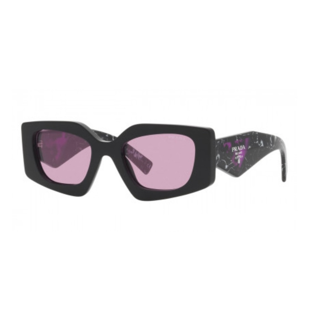 PRADA PR15YS Sunglasses in 1AB07Q Black/Pink